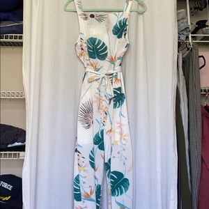 Floral jumpsuit romper